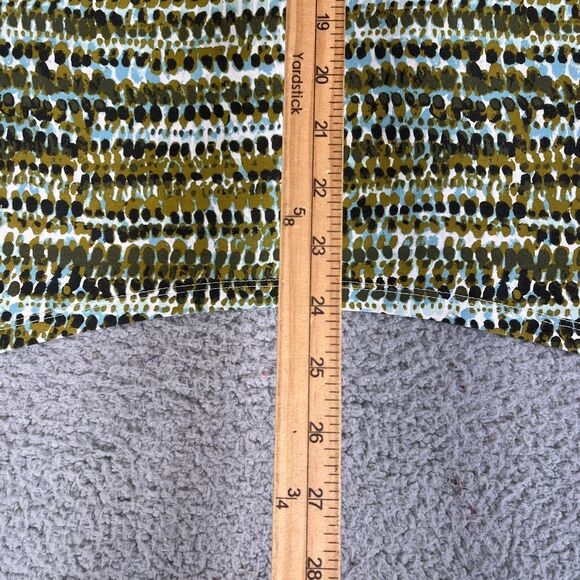 J. Jill Perfect Pima Top Womens XL Green Blue Short Sleeve Scoop Neck Cotton - Picture 8 of 10